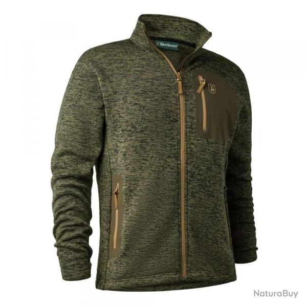 Veste tricote Sarek Olive Deerhunter 3XL