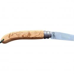 Couteau bois de hêtre modèle Lievre Gravoo