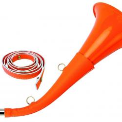 Cornes à pavillon fluo avec bretelle Januel 30