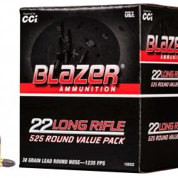 525 balles BLAZER Cal.22Lr 38Grs Cci