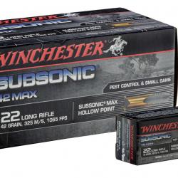 SUBSONIC - 42 GRAINS - 22 LR WINCHESTER