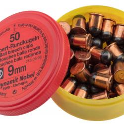 Boîte de 50 cartouches 9 mm Flobert Ronde RWS
