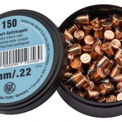 50 balles 6MM FLOBERT POINTUES RWS