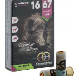 5 balles flèche pour fusil BFS sans plomb - Cal 16/67 SAUVESTRE