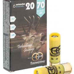 6 balles flèche pour fusil - Cal 12/70 SAUVESTRE