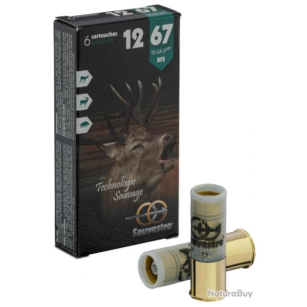 6 balles flche pour fusil - Cal 12/67 SAUVESTRE