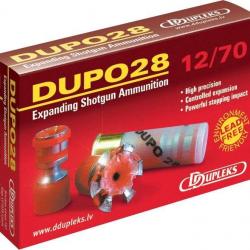 5 balles DUPO 28 Cal 12/70 D DUPLEKS