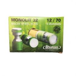 5 balles MONOLIT 32 Cal 12/70 D DUPLEKS