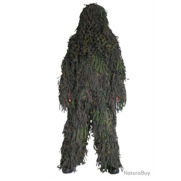 Jackal Ghillie Verte Motif Woodland CamoSystems