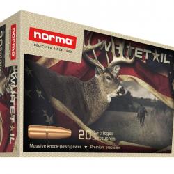 20 balles WHITETAIL Cal. 243 WIN 100 GRS NORMA