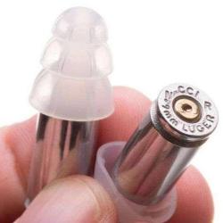 Bouchons d'oreilles nickelés Lucky Shot