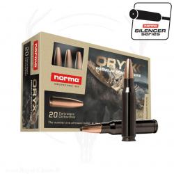 20 balles ORYX SILENCER Cal. 308 WIN 165 GRS NORMA