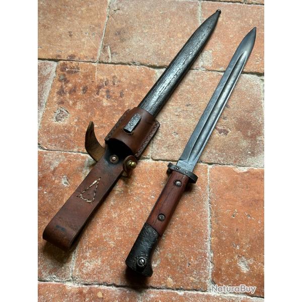 Baïonnette tchèque VZ24 de prise allemande 98k - WW2