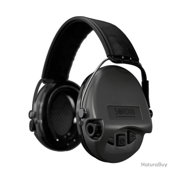 Sordin - Casque Suprme Pro Tissu Noir - 7530202S