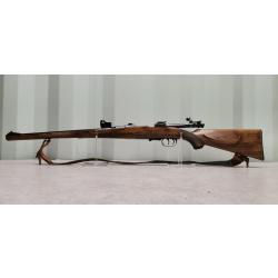 Carabine Mauser 98 avec point rouge docter  cal 8x57is
