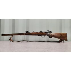 Carabine Mauser 98 avec point rouge docter  cal 8x57is