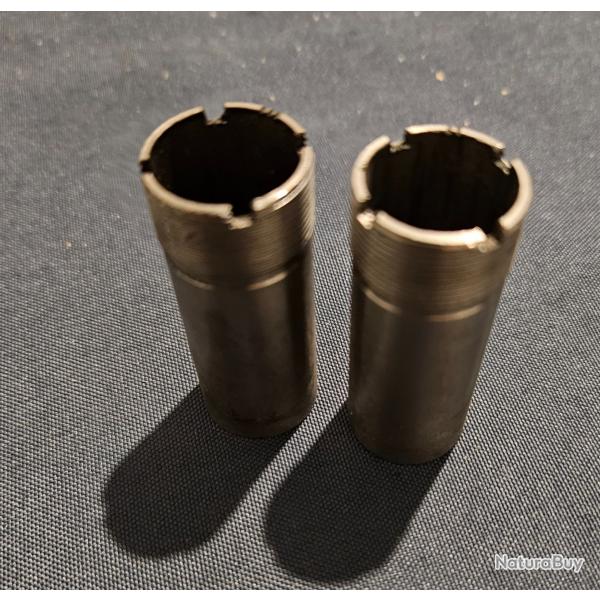 Lot de 2 chokes, 1/2 et 3/4 Huglu calibre 12