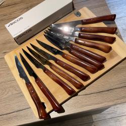 Couteaux Arcos cuchillo chuletero ref  371500 lot de 12 pièces