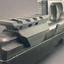 Adaptateur picatinny pour Glock45/19 Gen 5 en PLA-CF (Fibre de carbone)