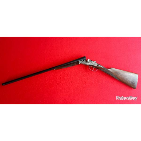 008377  FUSIL  JUXTAPOSE  SHERWOOD  A  PLATINES,  calibre  20/76 et canons de 68 cm