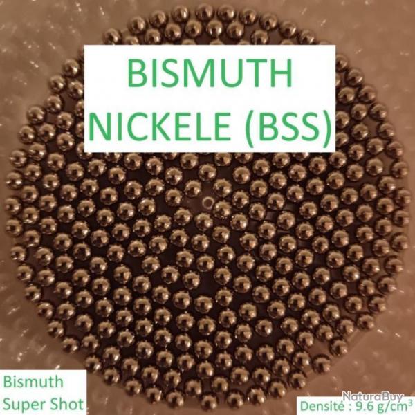 BISMUTH NICKEL en #4 / 1500gr / Diamtre 3.25mm /BSS/Bismuth super shot/Substitut/Densit: 9.6g/cm3