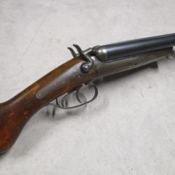 Fusil HUSQVARNA modèle 1877, Cal 12 à chiens, à 1 euro sans prix de réserve!!! Canons miroir!!!