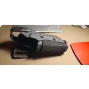 Holster Droitier Pour Glock 17/18/19/22/23 Avec Lampe/laser - Couleur Tan, Polymère, Fixation Ceinture 60mm