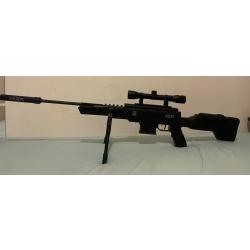 Carabine Black OPS Sniper Tactical 4,5mm 20 Joules