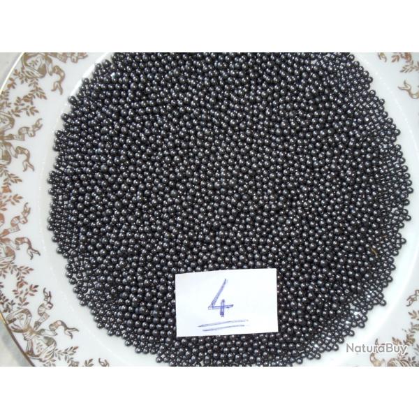 Lot de 3 kilos de grenaille de plomb durci ancien n4.