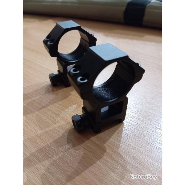 Collier de lunette 30 mm pour rail 21 mm