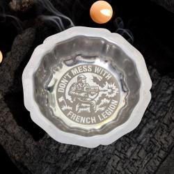 Vide-poche en inox 12*3cm : French Foreign Legion , Don't mess with - etrangere militaire famas