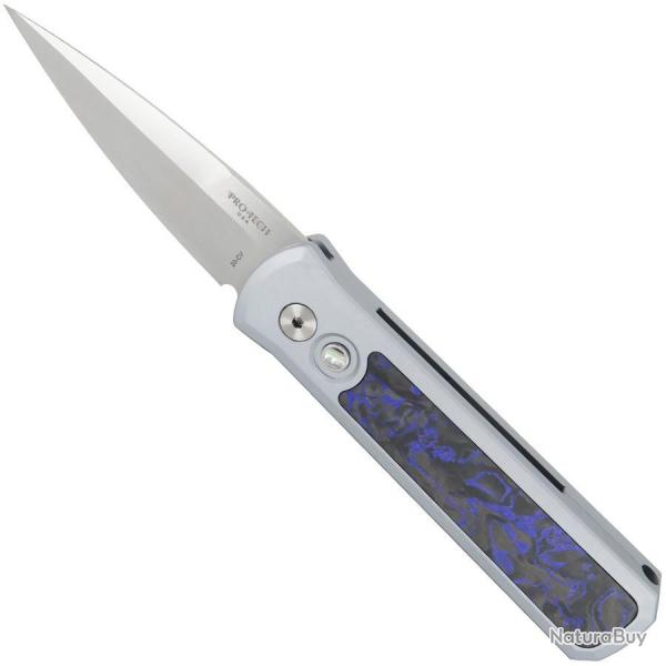 Godson 2 Aluminium / Purple Marble Carbon Fiber Blade Show West 2025 - Pro-Tech
