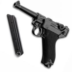 Pistolet Luger P08 Parabellum Crosse Métal 25.5cm - Denix Normal