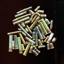 Lot de 50 cartouches à percussion annulaires  pour collection  - 1  sans prix de réserve