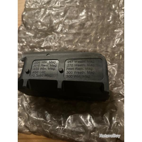 Insert de chargeur Blaser R8 N•9 Magnum long-
