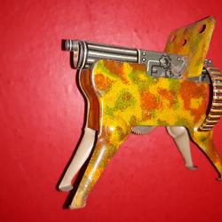 jouet en tole ancien mitrailleuse allemand 1920 jouet arnold collection militaria