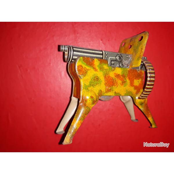 jouet en tole ancien mitrailleuse allemand 1920 jouet arnold collection militaria