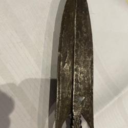 Pointe de lance en métal, du Congo daté du XIX siècles