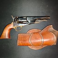 REVOLVER PIETTA 1860 ARMY SHERIFF + HOLSTER CUIR
