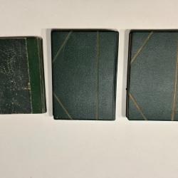 collection de timbres dans trois livrets