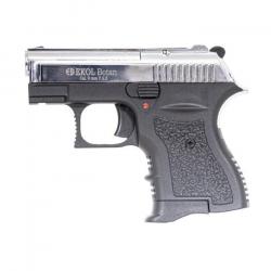 Vente flash ! Pistolet à blanc Ekol Botan - Cal. 9 mm PA - Chromé