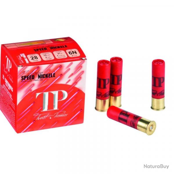 Cartouches Tunet TP Speed Nickele Calibre 28 - Numro 5