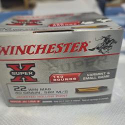 Munitions 22 magnum ,3 boites.