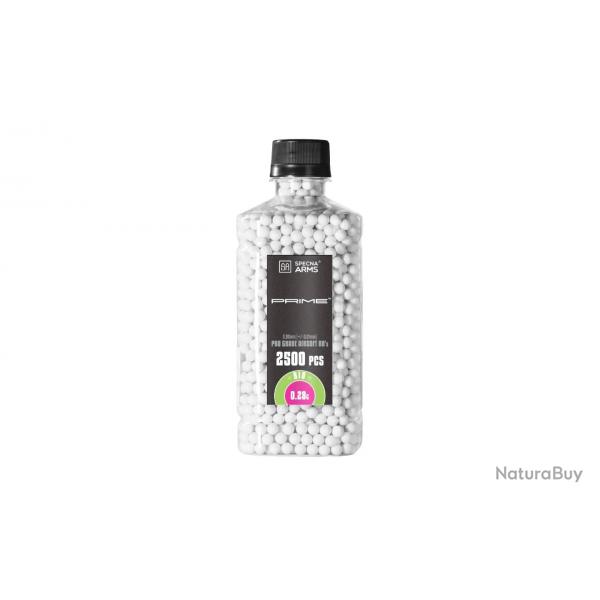Bille bio 6 mm Prime 0.28g en pot de 2500 billes | Specna arms (0000 3350) - Airsoft