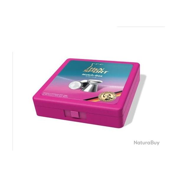 Bote de rangement pour 100 plombs 4.5mm H&N Rose