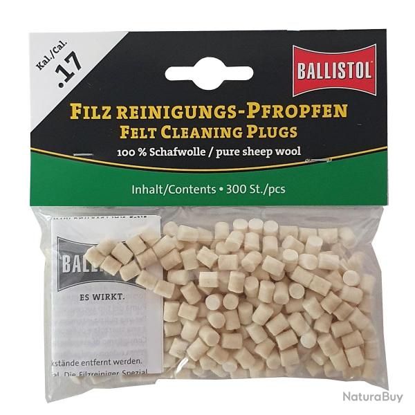 Tampons de nettoyage 4.5mm par 300 Ballistol