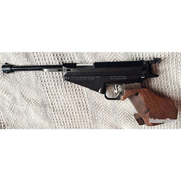 RARE ! Pistolet air comprim FEINWERKBAU 90 droitier  levier de rarmement ET dtente lectronique