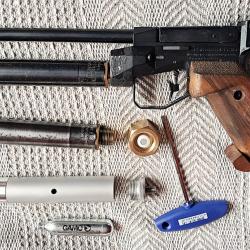 Pistolet de match FEINWERKBAU modèle C10 droitier OU gaucher au CO2 & sparklet 12g cal. 4.5mm