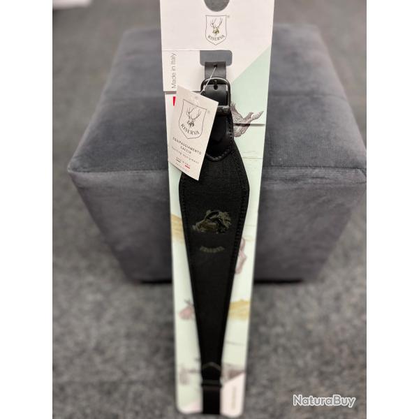 BRETELLE RISERVA NOIR SANGLIER VERT