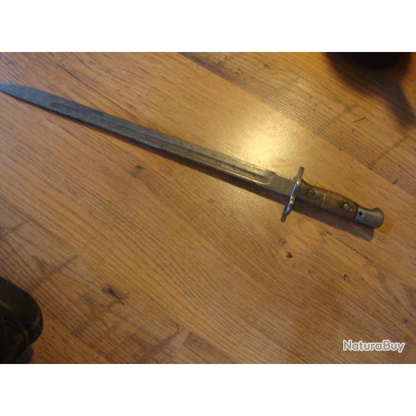 baionette 1907 uk sans fourreau